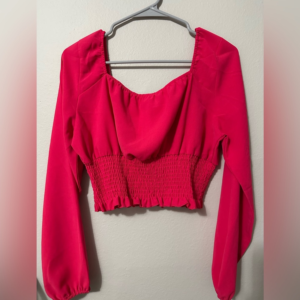 SHEIN blouse crop top